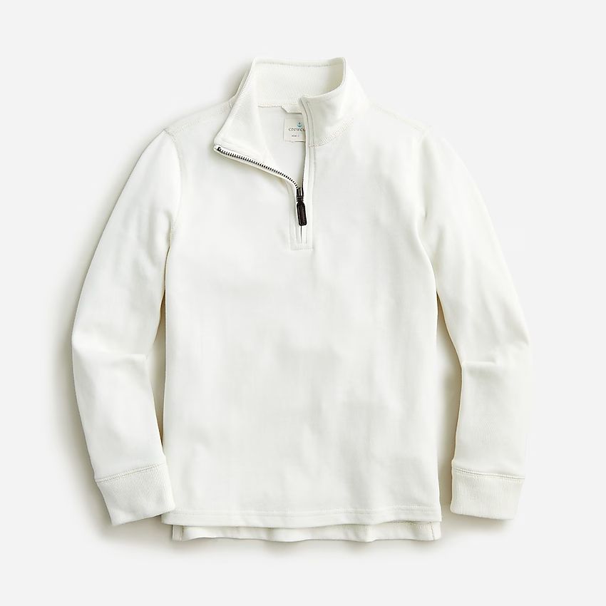 Kids' half-zip cotton popover shirt | J.Crew US