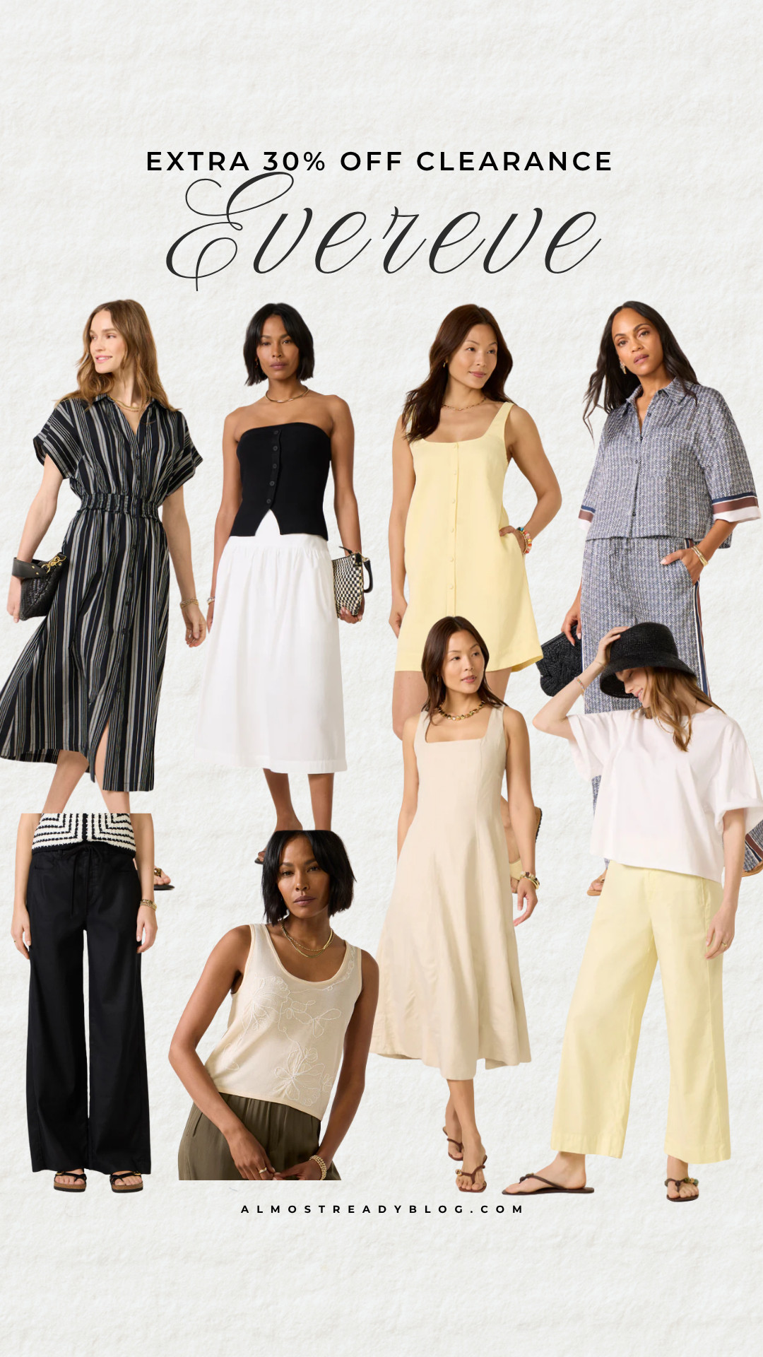 Evereve sale, summer capsule wardrobe, casual summer outfits, effortless summer style, vacation outfit ideas, summer layers, midi dress, linen outfit, resort wear, everyday chic, neutral outfits, office outfit

#LTKSaleAlert #LTKWorkwear