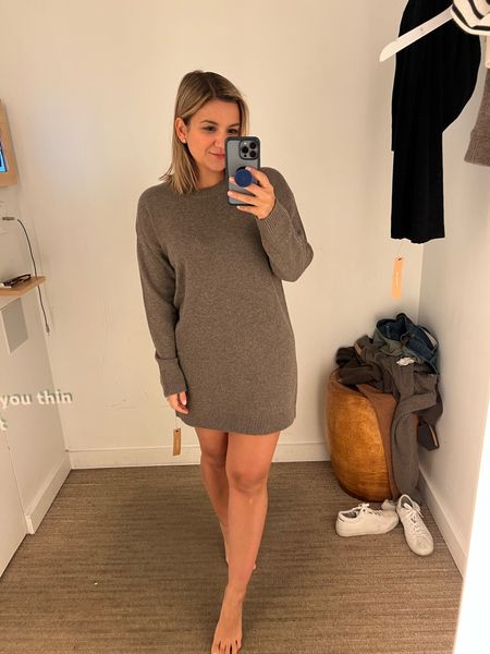This sweater dress is a dream! I got the size XS because it fits me perfectly, unlike many other shapeless sweater dresses that just look like a bag on me 🤣 It’s not cheap but it’s sustainably made and I know the cost per wear will be low!!! 

#LTKSeasonal