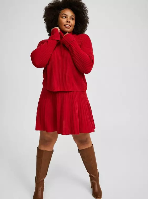 Ribbed Pullover Sweater in Black | Torrid (US & Canada)