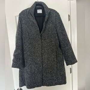 Old Navy Black Tweed Women's Pea Coat | Poshmark