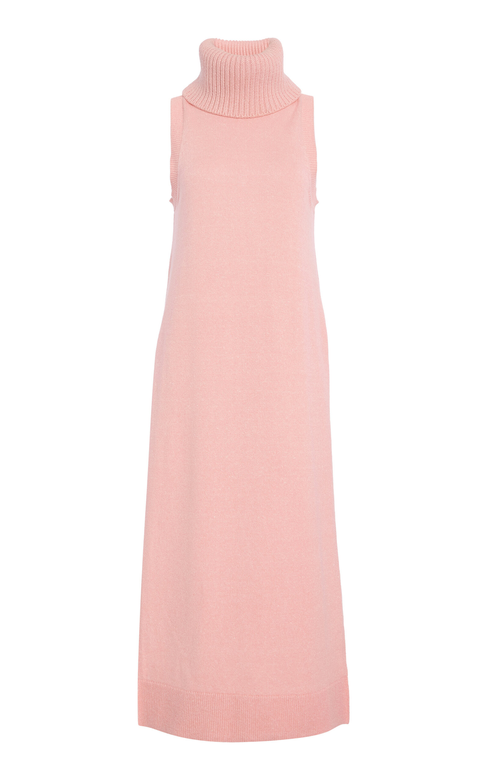 Michael Kors Collection Cowl Neck Cashmere-Linen Tunic Midi Dress - Moda Operandi | Moda Operandi (Global)