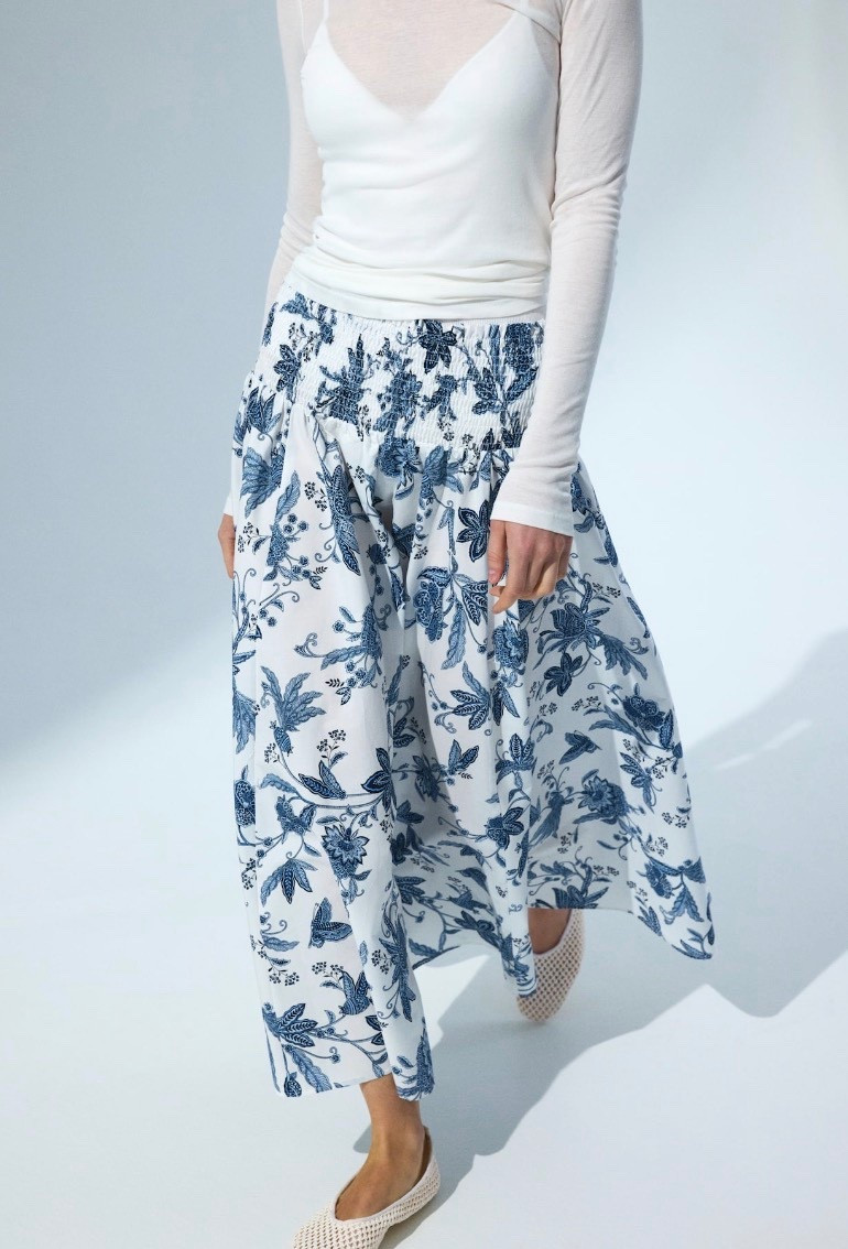 H&M smock waist skirt ￼

#LTKTravel #LTKSeasonal #LTKOver40