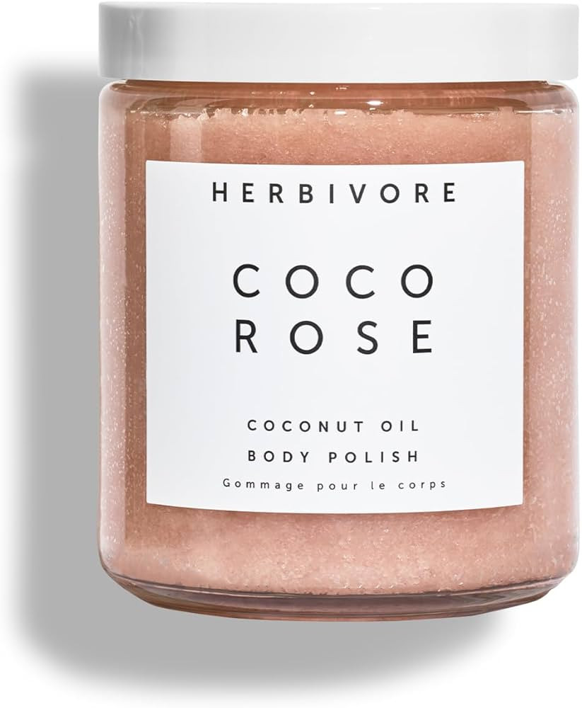 HERBIVORE Coco Rose Coconut Oil Body Polish | Exfoliating Body Scrub with Shea Butter | Smooths &... | Amazon (US)