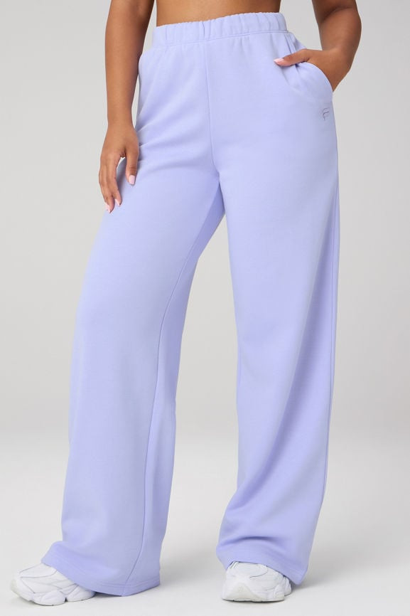 Cozy Fleece Wide Leg Sweatpant | Fabletics