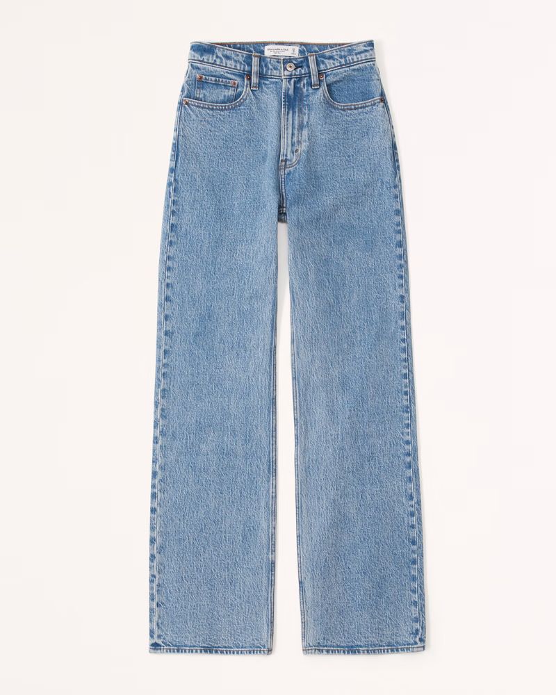 Women's High Rise 90s Relaxed Jean | Women's | Abercrombie.com | Abercrombie & Fitch (US)