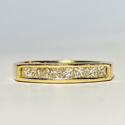 Star Jewelry Japan 14K Yellow Gold 0.48ctw Princess Cut Diamond Size 7 Ring 2.6g  | eBay | eBay US