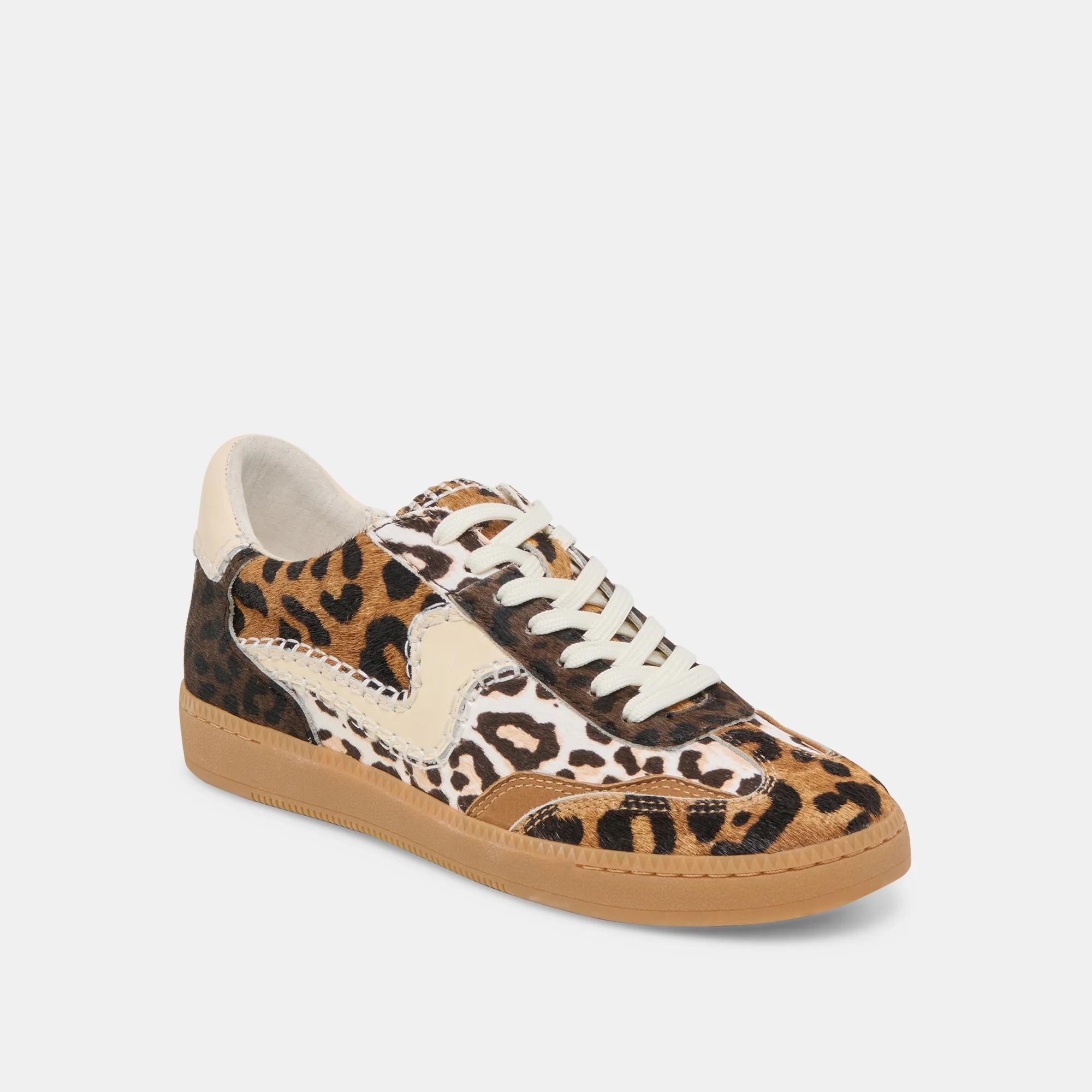 Notice Stitch Leopard Multi Calf Hair Sneakers | Dolce Vita | DolceVita.com