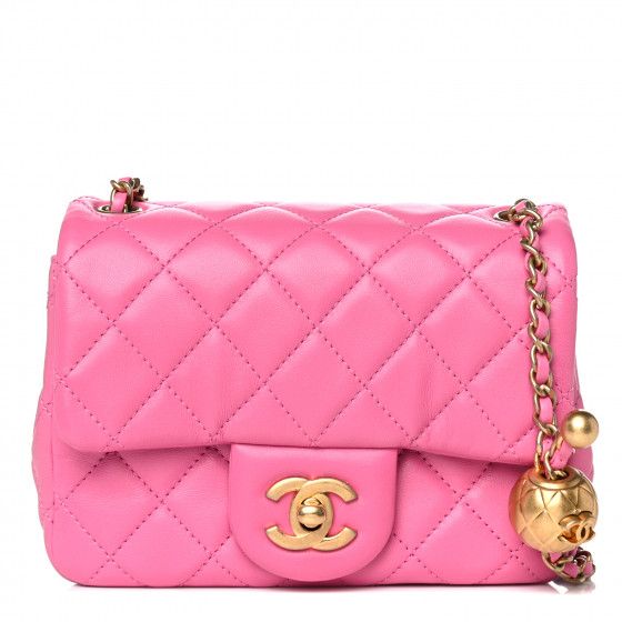 CHANEL

Lambskin Quilted Mini CC Pearl Crush Flap Pink | Fashionphile