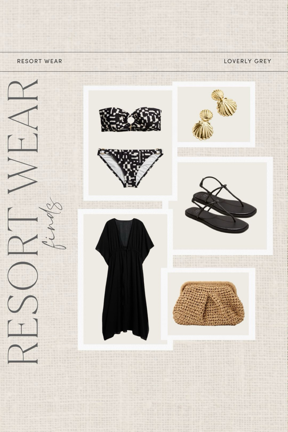 Resort wear finds. This cover up and strapless bikini are perfect for a day at the beach. Loverly Grey, resort wear 

#LTKStyleTip #LTKSwim #LTKSeasonal