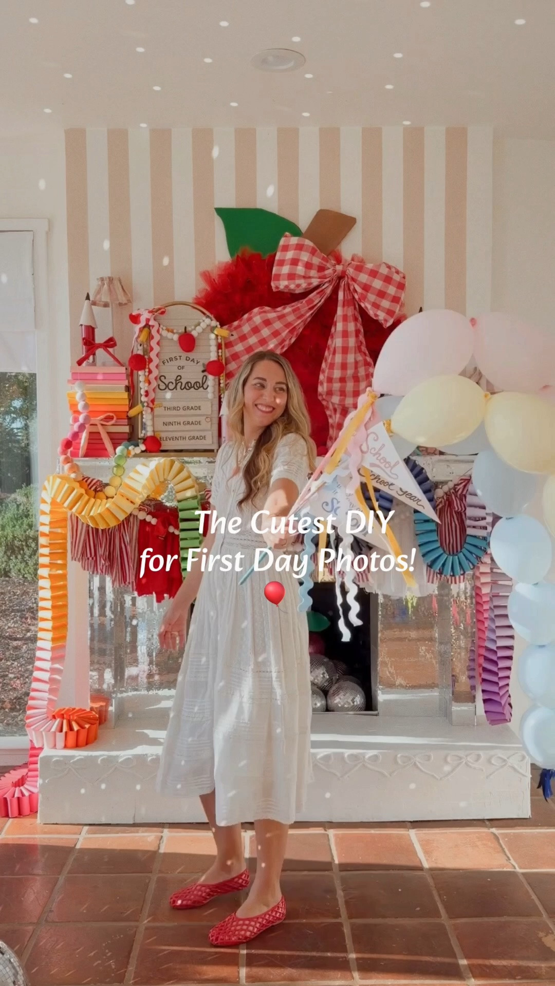 These DIY balloon wands are such a fun way to add a little extra magic to those back-to-school memories!