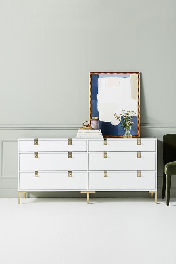Ingram Six-Drawer Dresser By Anthropologie in White Size ALL | Anthropologie (US)
