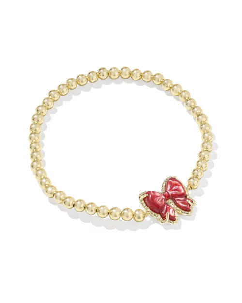 Haley Bow Gold Stretch Bracelet  | Kendra Scott