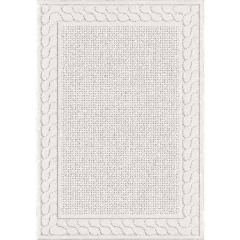 My Texas House Picket Fences By Orian 5'2" X 7'6" Natural Outdoor Rug | Walmart (US)