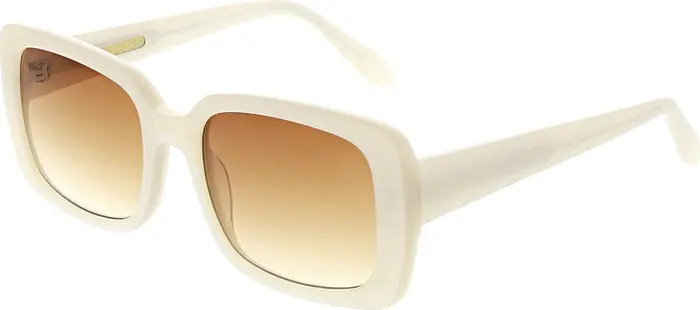 53mm Rectangular Gradient Sunglasses | Nordstrom Rack
