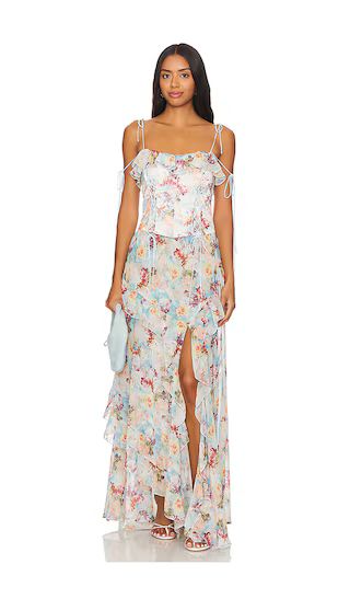 Constance Maxi Dress in Blue | Revolve Clothing (Global)