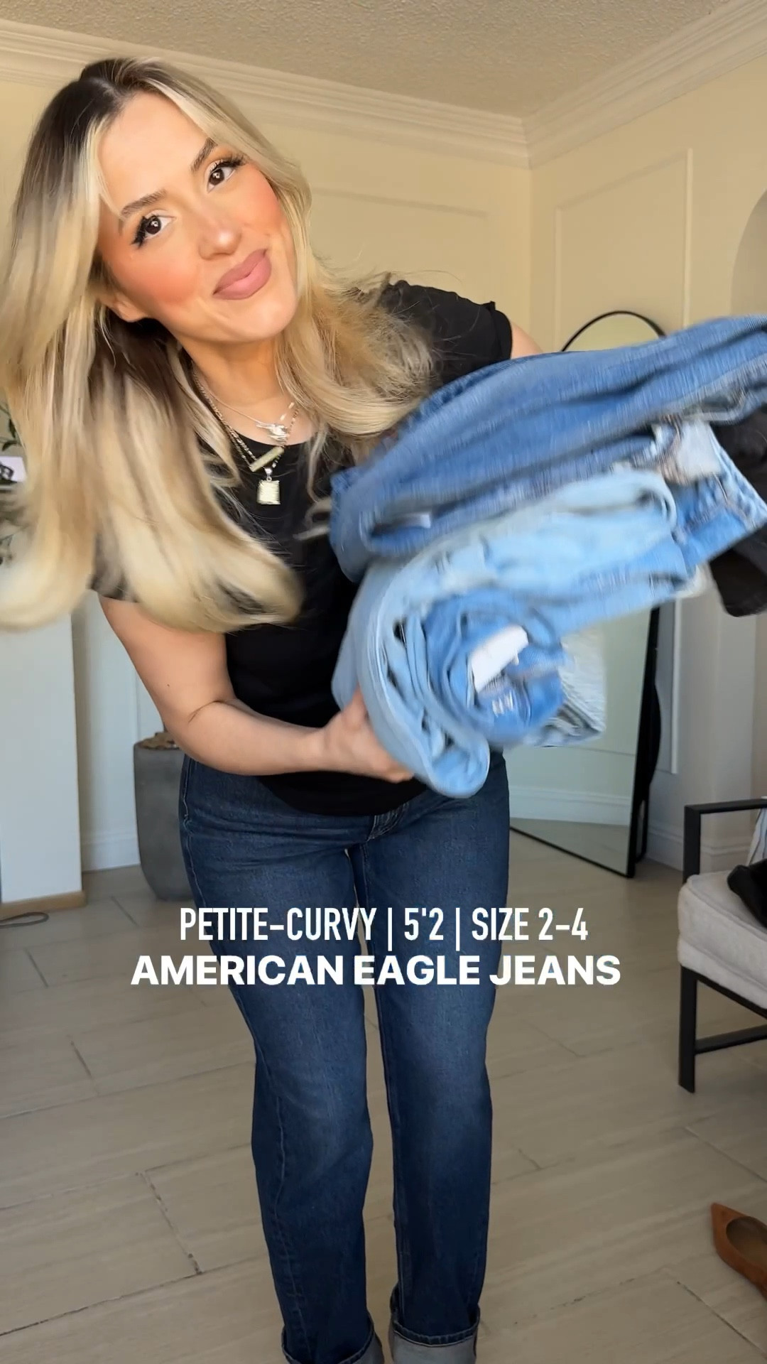@Americaneagle petite-friendly CUTE JEANS 🙌🏼☺️

American Eagle runs a little big across the board. I had to size down in all of my jeans to a size 2. I'm typically a true size 4.

1. AE Stretch Super High-Waisted
Ankle Straight Jean | size 2 long in color DARK SHADOW

2. AE Dreamy Drape Stretch Super High-Waisted Baggy Wide-Leg
Jean | size 2 REG in color EASY BREEZY BLUE

3. AE Strigid Ripped High-Waisted
Stovepipe Jean | size 2 REG in color SKYLIGHT 

4. AE Dreamy Drape Stretch Super High-Waisted Baggy Wide-Leg
Jean | size 2 REG in color medium bright indigo 

5. AE Dreamy Drape Stretch Super High-Waisted Baggy Wide-Leg
Jean | size 2 REG in color black magic

✔️ I'm wearing an extra small and all of the Abercrombie tanks and tees 

#LTKSpringSale 

Follow my LTK @ImLola on the @shop.LTK app to view this post and get my exclusive app-only content!


#LTKPetite #LTKFallSale #LTKFindsUnder50