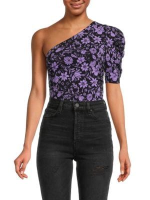 Somethin' Bout You Floral Stretch Knit Bodysuit | Saks Fifth Avenue OFF 5TH