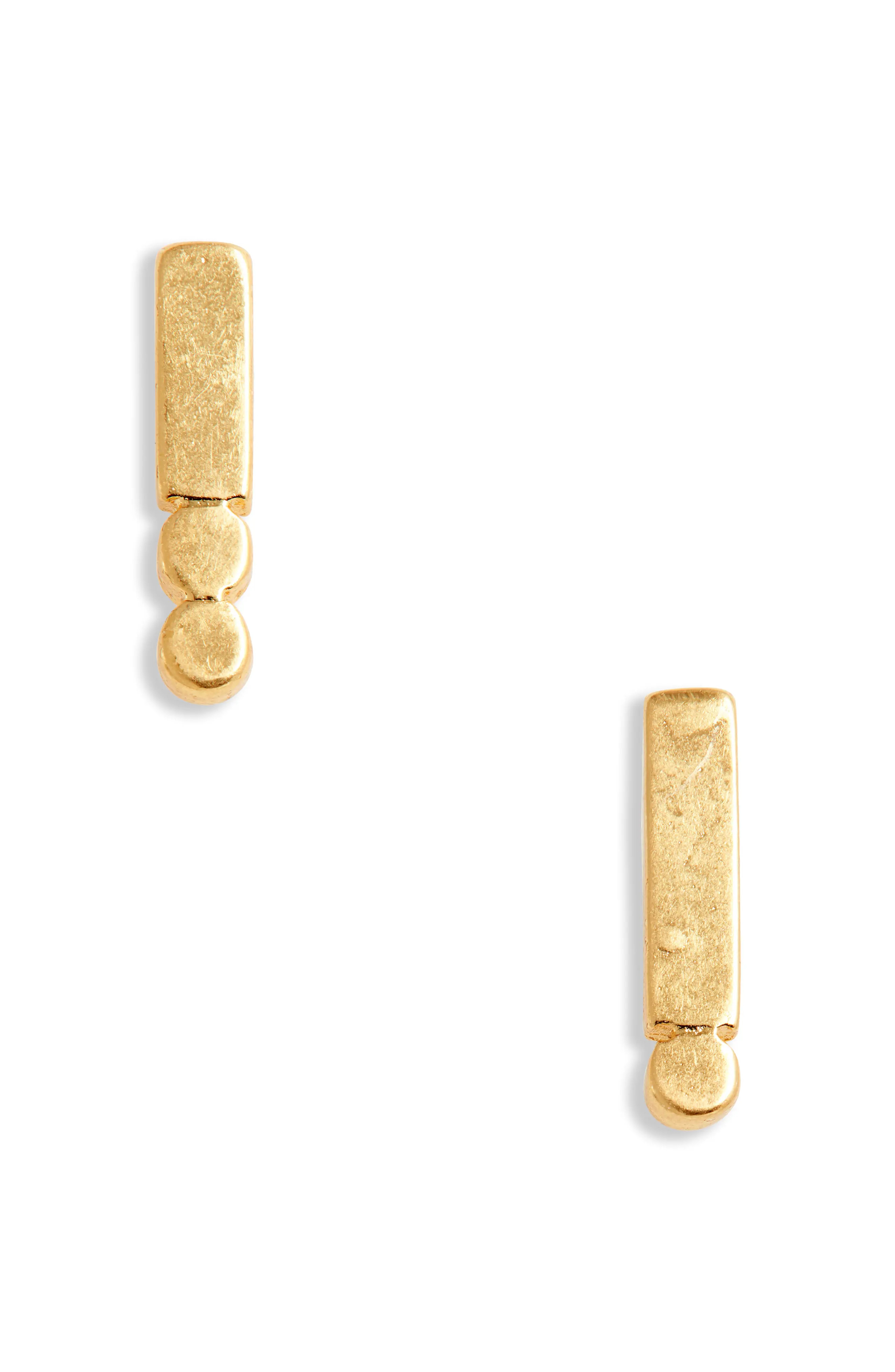 Women's Madewell Bar Stud Earrings | Nordstrom
