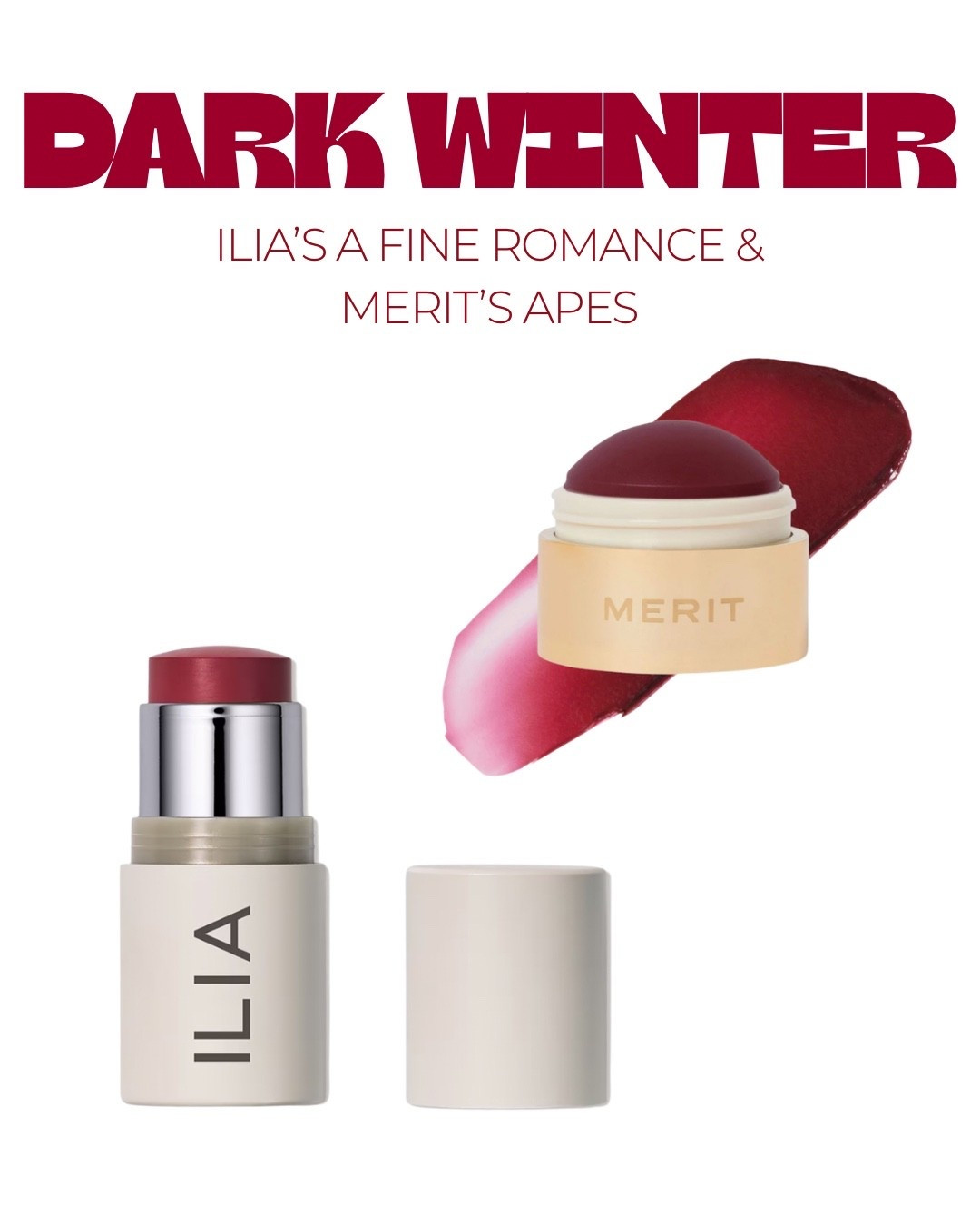 Dark winter blush!