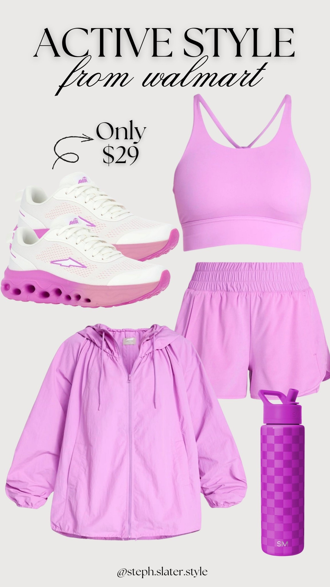 Obsessed with this color! The perfect look for less workout outfit from Walmart  

#LTKActive #LTKfitnessgoals #LTKSaleAlert