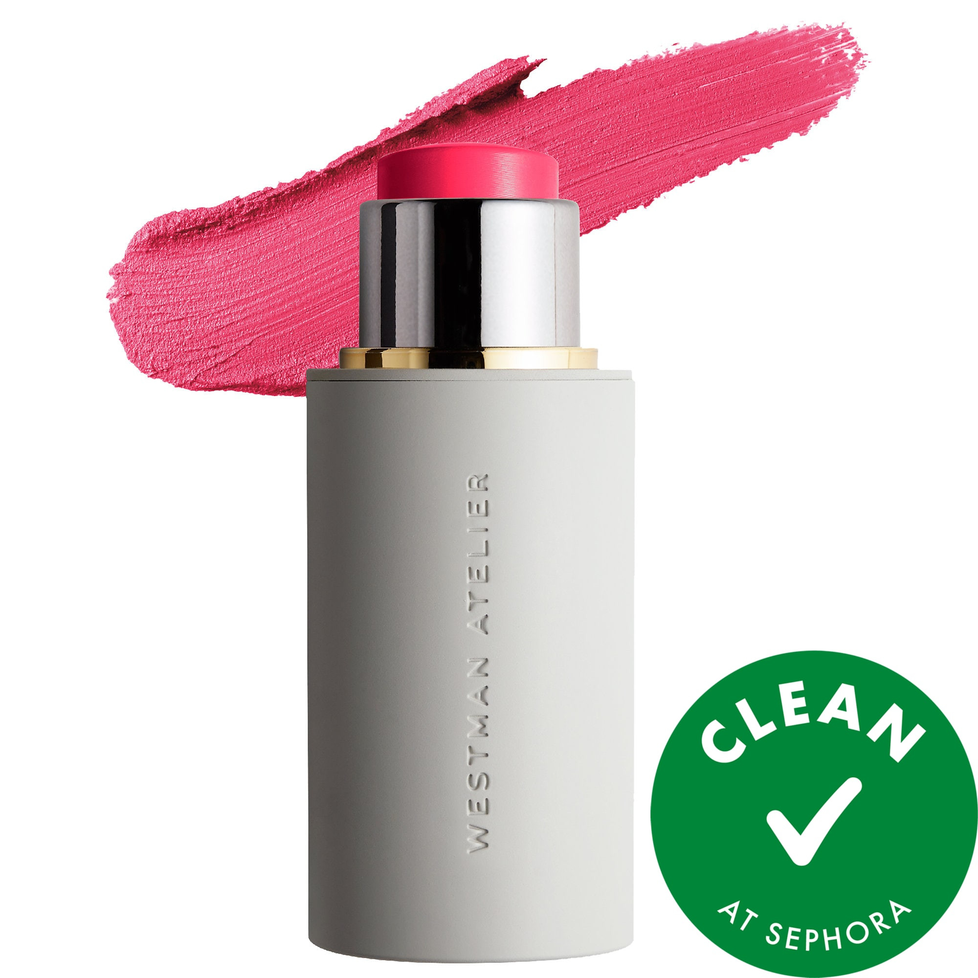 Westman Atelier Baby Cheeks Lip + Cheek Cream Blush Stick Poppet .21 oz / 6 g | Sephora (US)