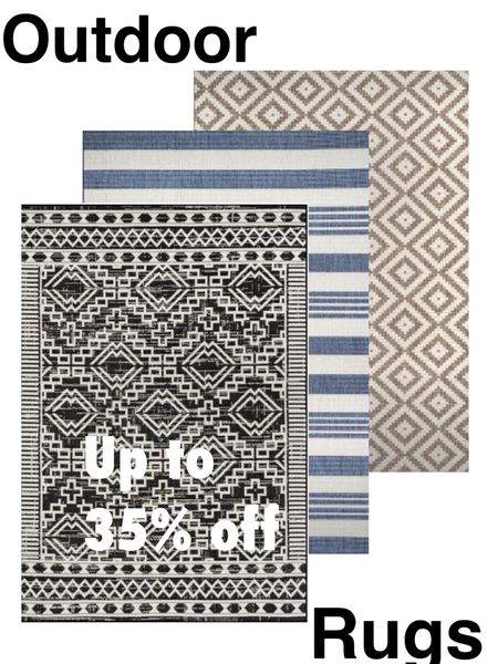 Some great outdoor rugs on sale this weekend that will make your patio feel like the favorite summer night hangout spot! Up to 35% off original prices

#LTKSeasonal #LTKHome #LTKSaleAlert