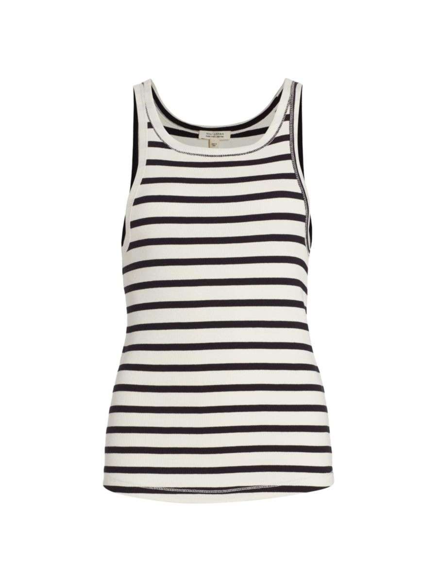 Jennifer Striped Ribbed Tank | Saks Fifth Avenue