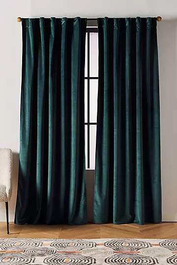 Velvet Louise Curtain | Anthropologie (US)