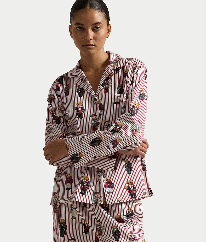 Bear Woven Pajama Set | Bare Necessities