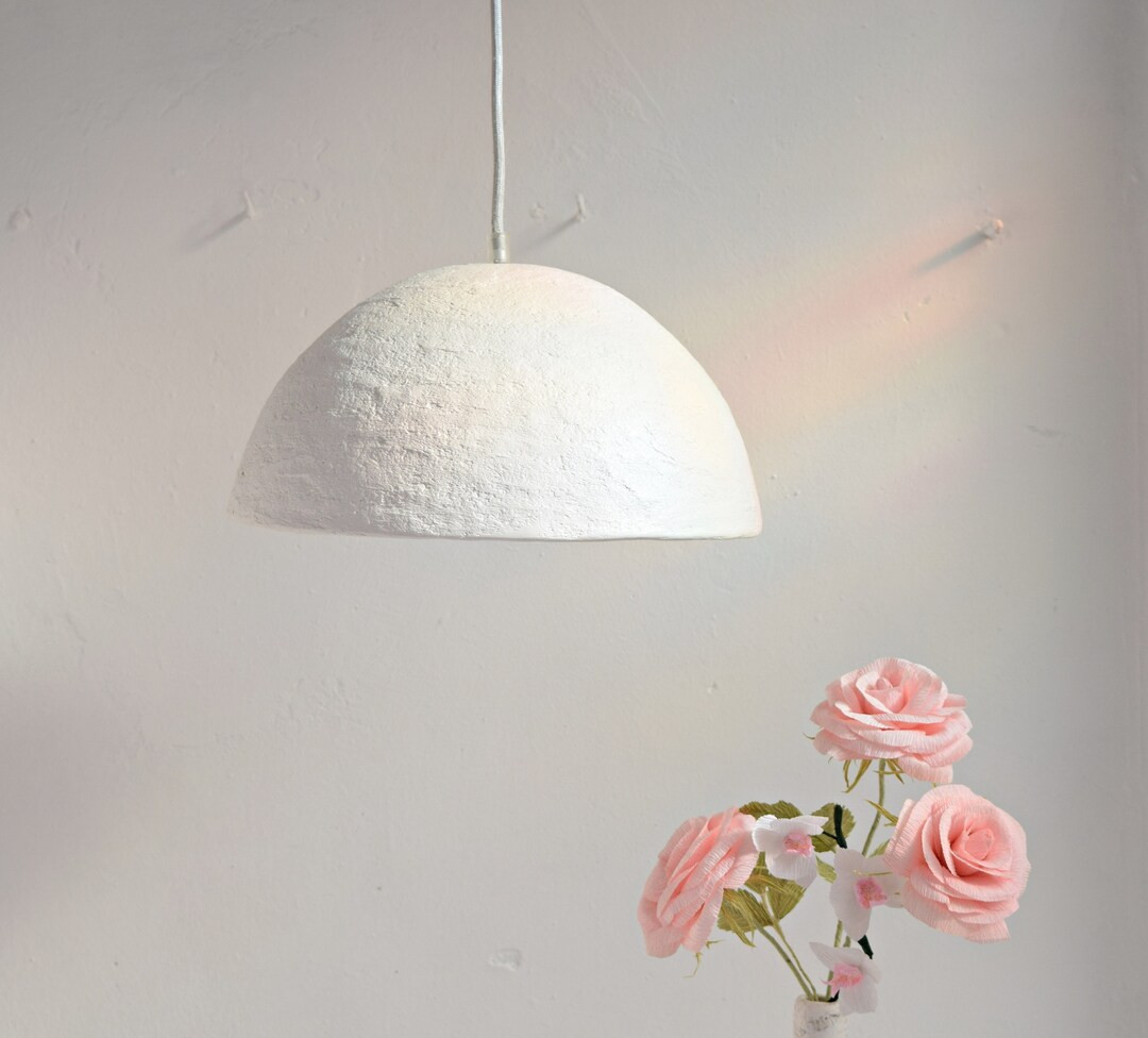 Concrete Pendant Light, Modern chandelier lighting, Ceiling light fixture, Textured Pendant light... | Etsy (US)