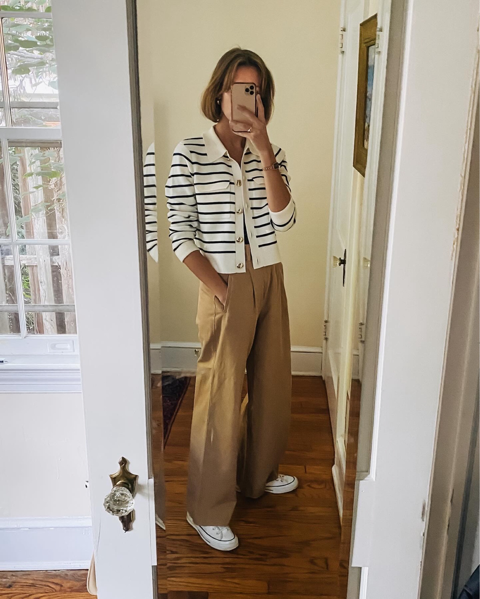 Two of my favorite workwear (and weekend) basics I wear again and again are this cardigan and these khakis — they look great with everything !

#LTKworkwear #LTKover40 #LTKSeasonal