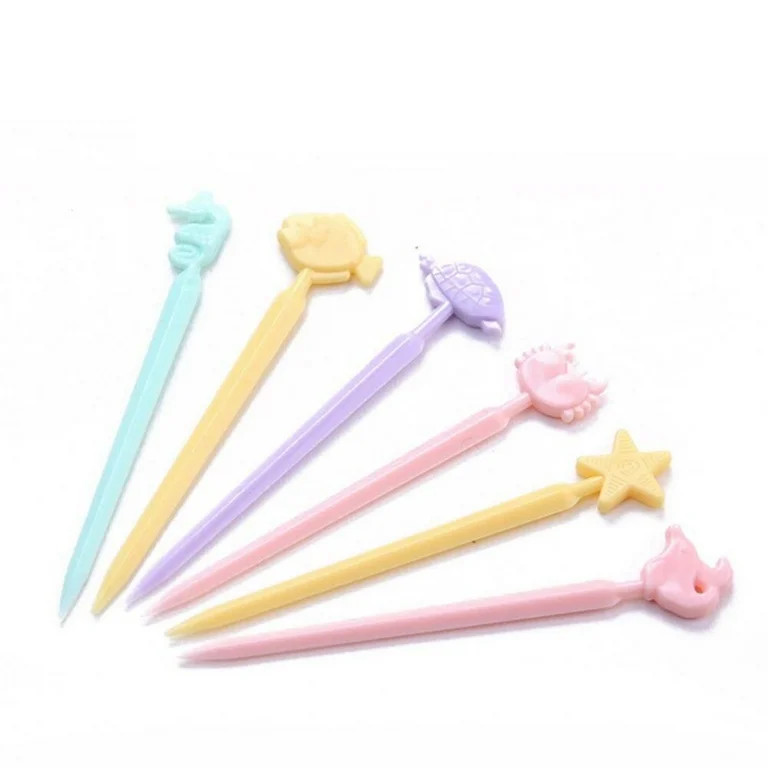 Spdoo Toddler Food Picks Reusable Lunch Picks Animal Food Picks for Kids Animal Fruit Stick Cute ... | Walmart (US)