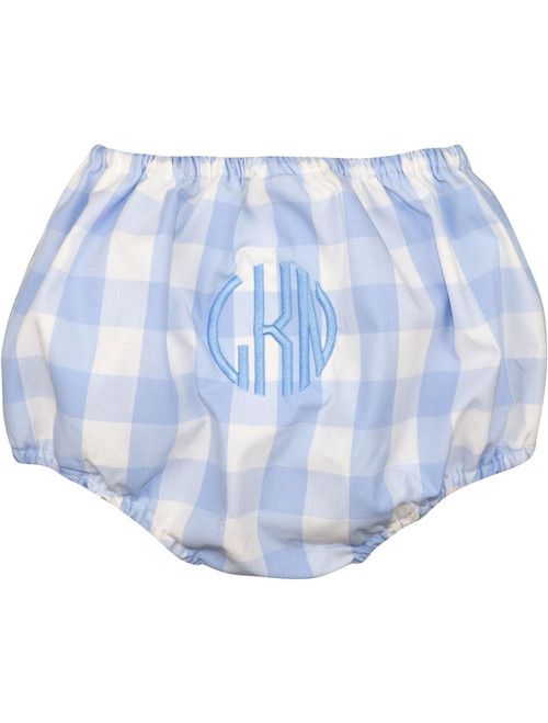Blue Check Swim Bloomer  - Shipping Mid March | Cecil and Lou