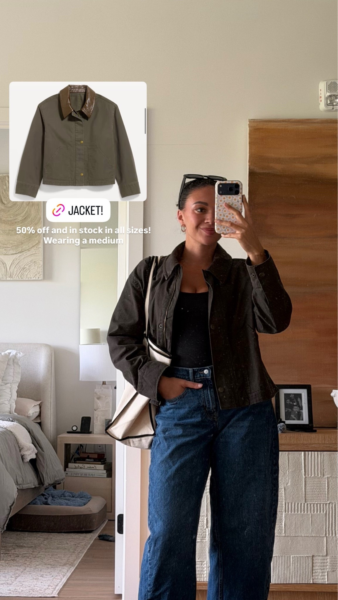 My cropped barn jacket for fall! On sale for 50% off

#LTKootd #LTKSeasonal