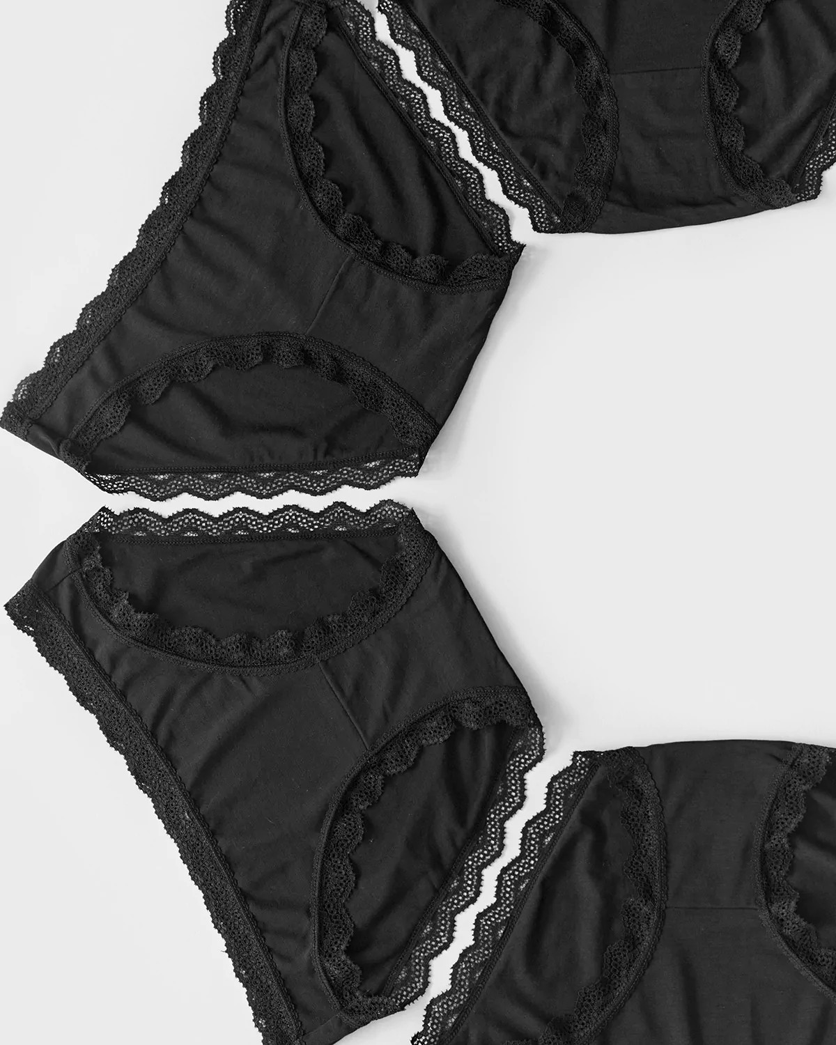The Original Knicker Four Pack - Black | Stripe and Stare - migrated to impact