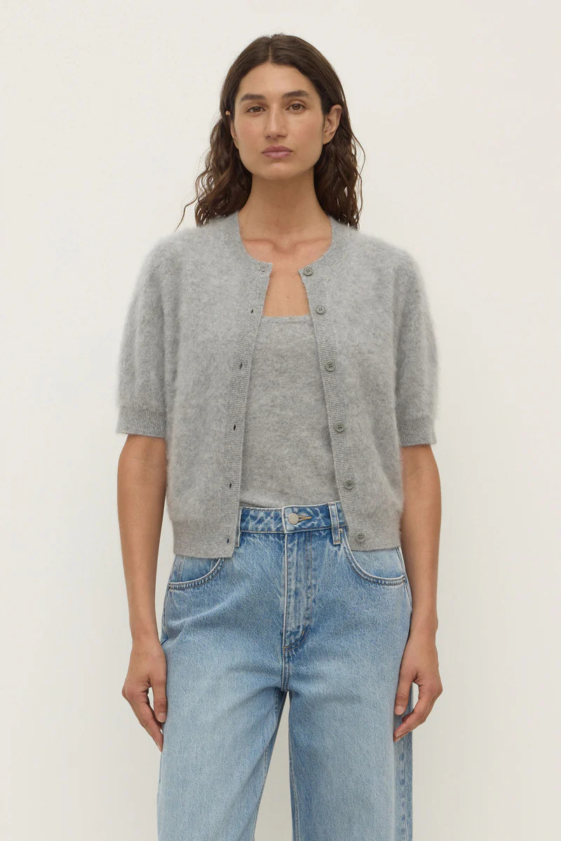 Carina Wool Short Sleeve Cardigan | Assembly Label (AU)