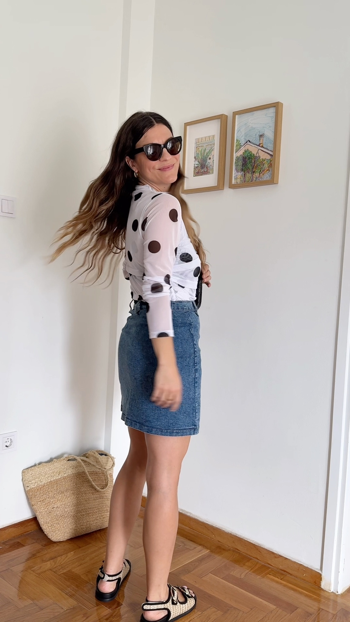 Dots love! 🖤🤍🖤🤍  one of the outfits for bonprix