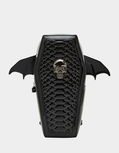 KITSCH BAT TO THE BONE BACKPACK BLACK | Betsey Johnson