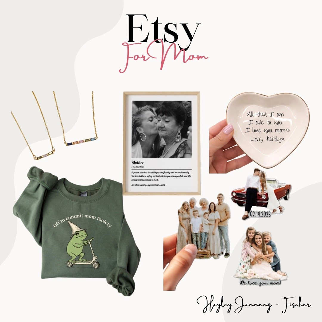 Etsy
Custom
Mother’s Day
Gift guide
For her 
Grandma 
Mom life 
Sale 
Birthday
Kids
Baby
Funny
Crewneck
Sweater
Jewelry

#LTKBump #LTKmomlife #LTKSaleAlert