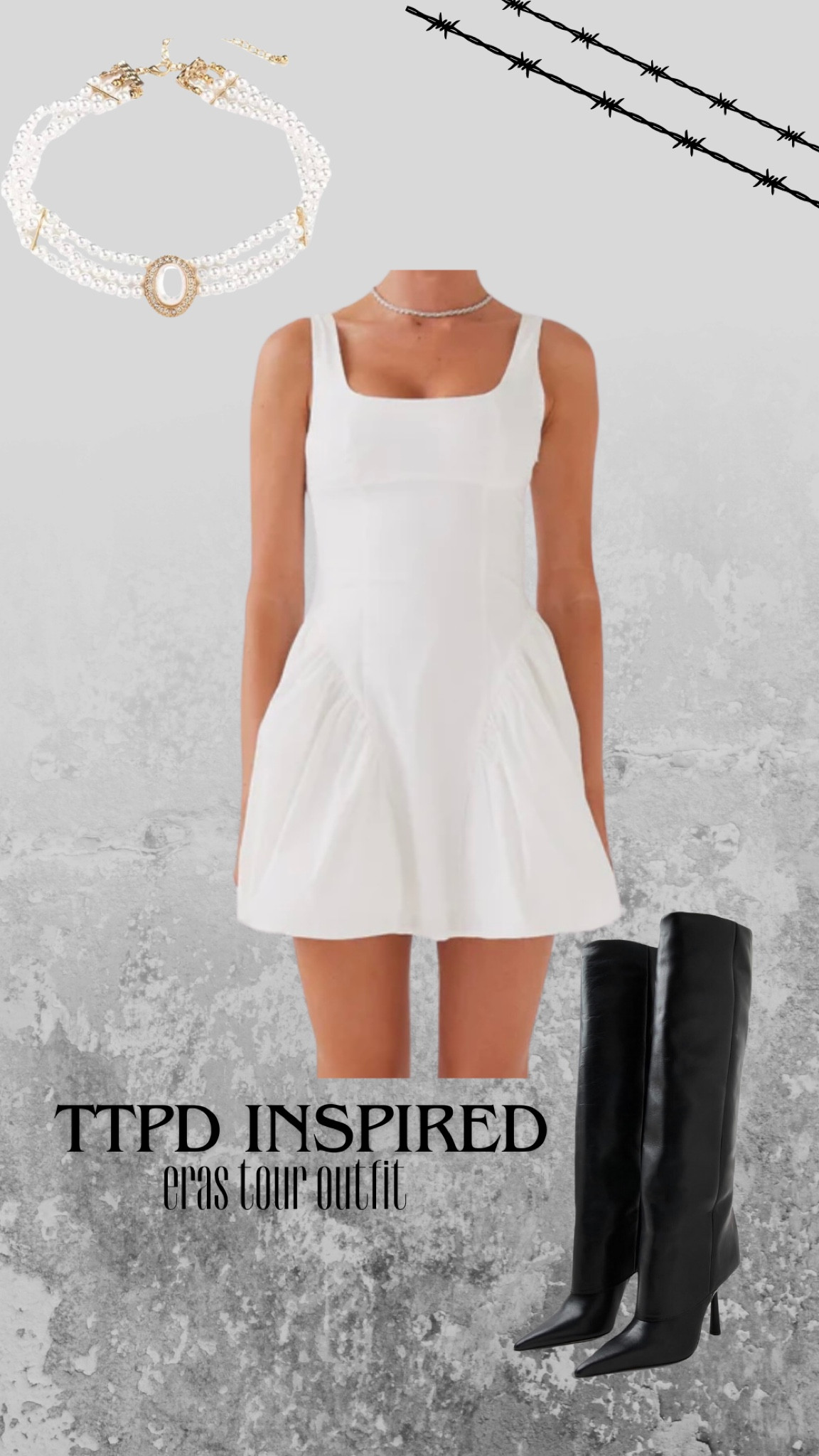 TTPD eras tour outfit inspo!🪩🖤⌨️✨

The tortured poets department, the eras tour, eras tour outfit ideas, taylor swift concert outfit