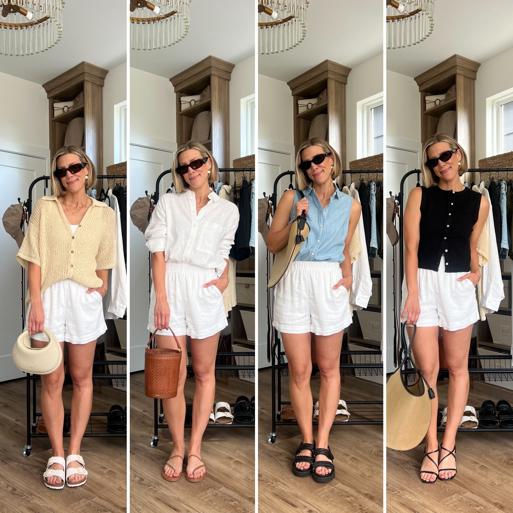 White Linen Shorts Outfits

#LTKStyleTip #LTKFindsUnder100 #LTKFindsUnder50