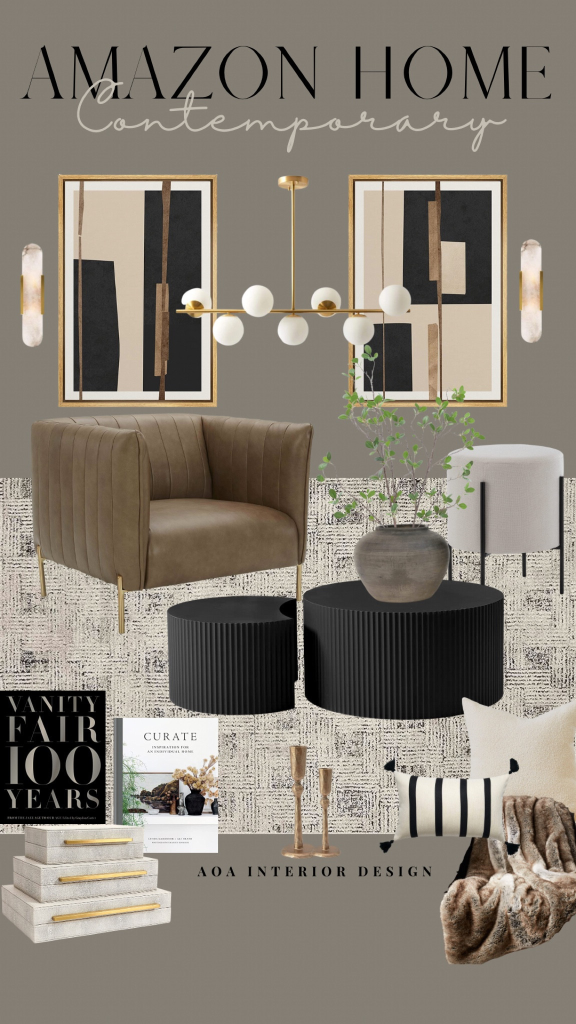 Amazon home finds for a contemporary design style! Style your home with some of these amazing pieces 🤎

#amazon #amazonhome #amazonhomefinds #amazoninfluencerprogram #interiordesign #homedecor #homedesign #contemporaryhome