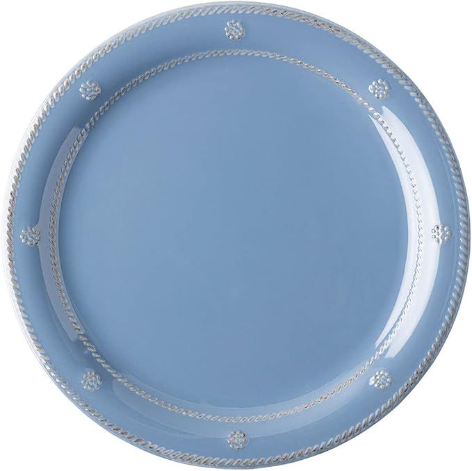 Juliska Berry & Thread Melamine Dinner Plate - Chambray Blue Outdoor Dinner Plate - Whitewash, Me... | Amazon (US)