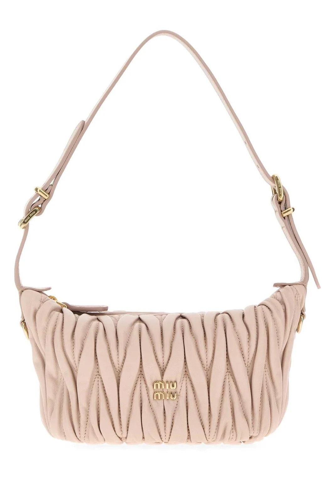Miu Miu Logo-Lettering Zip-Up Handbag | Cettire Global