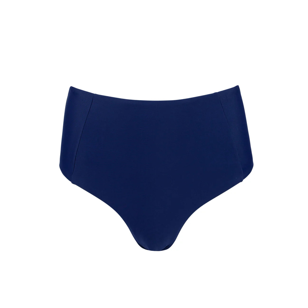 women's navy high waisted bikini bottom | minnow