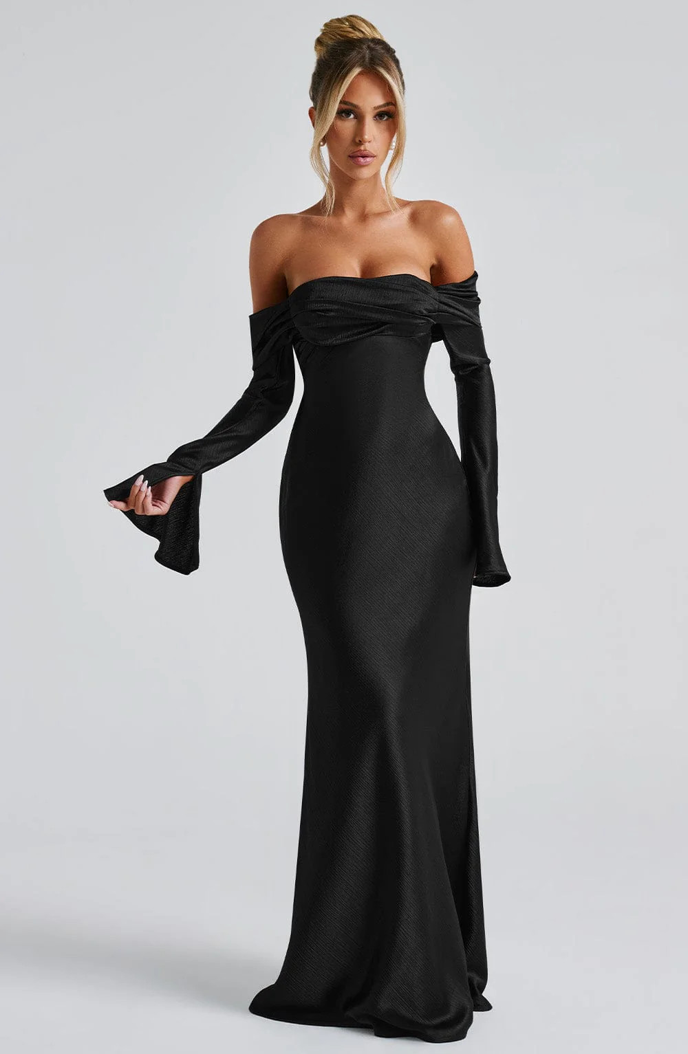 Selene Maxi Dress - Black | Babyboo (global)