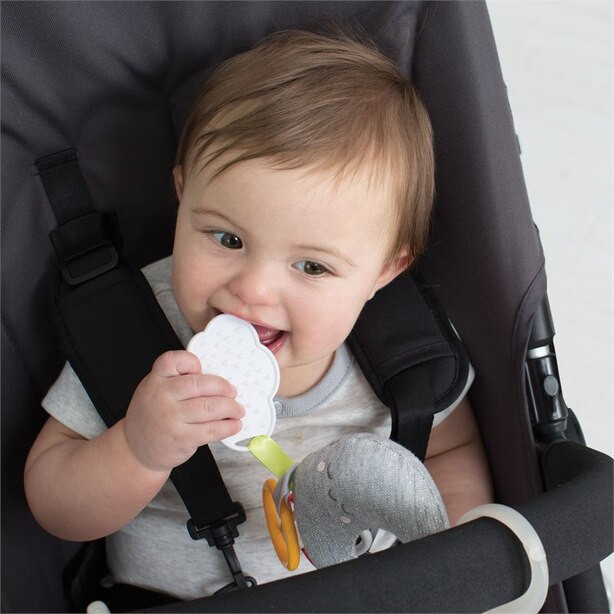 Skip Hop Silver Lining Cloud Stroller Toy - Rattle Moon | Indigo (CA)