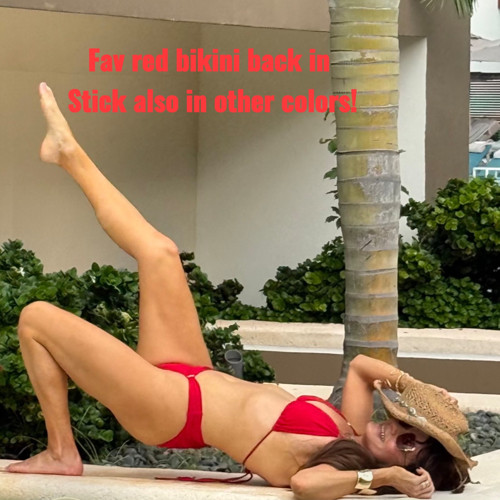 Spring break red bikini 
Swim beach vacation 

#LTKSwim #LTKTravel #LTKFestival