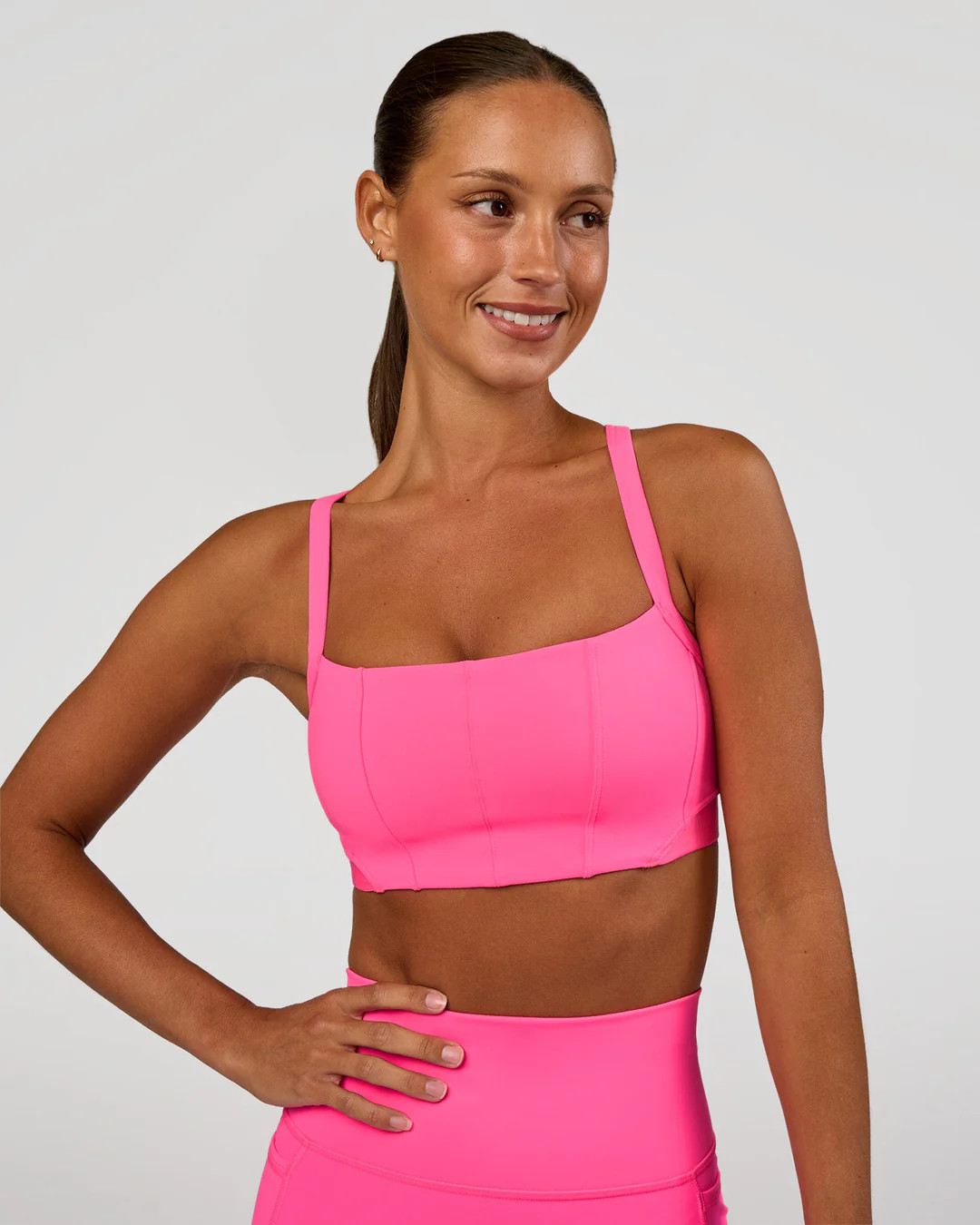 Momentum Corset Sports Bra - Sugar Plum | LSKD | LSKD